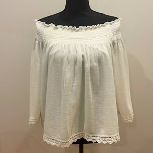 Off the shoulder blouse summer small Zara
